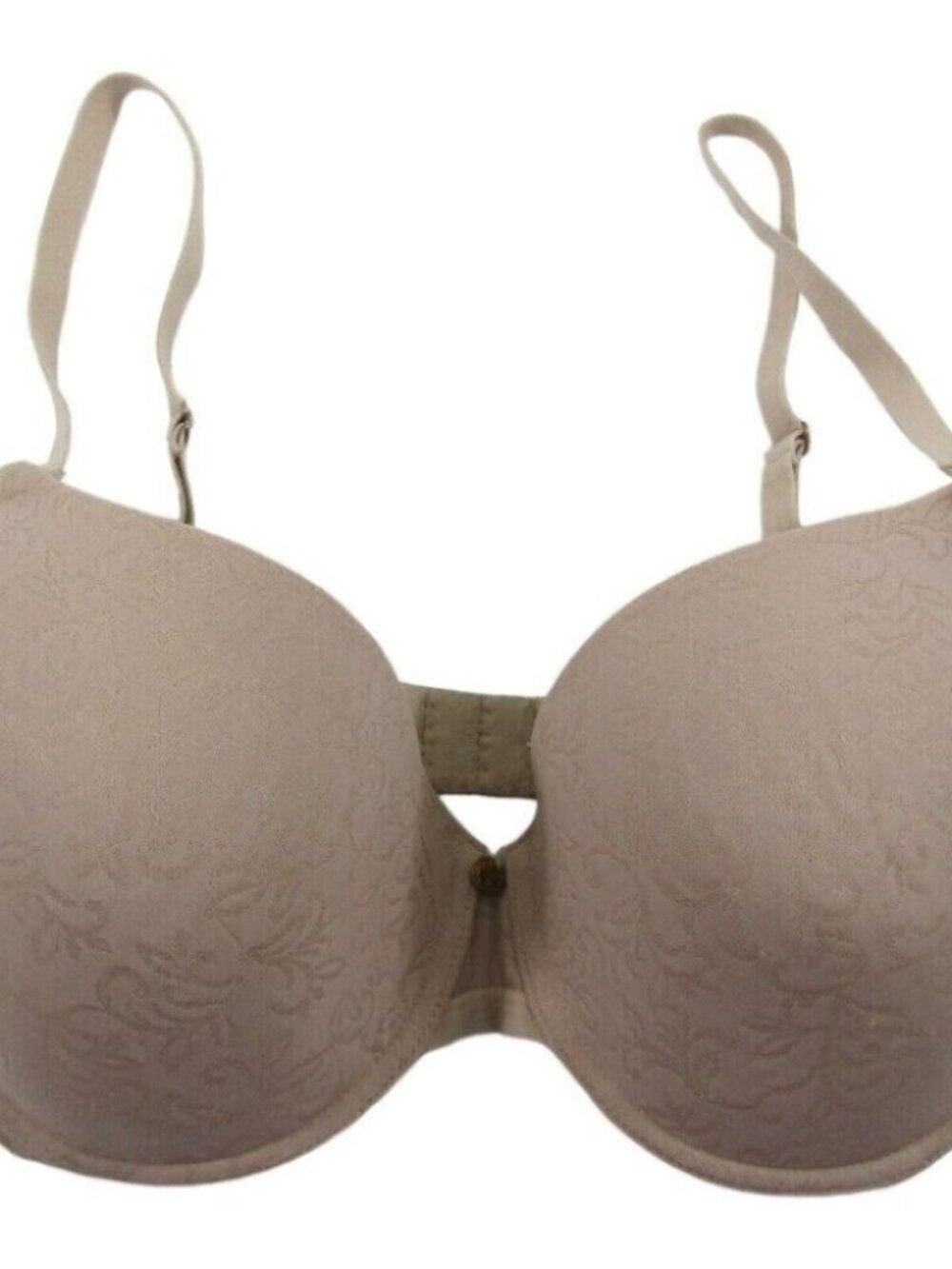 Natori Beige Jacquard Padded Bra Size 32DD Underwire